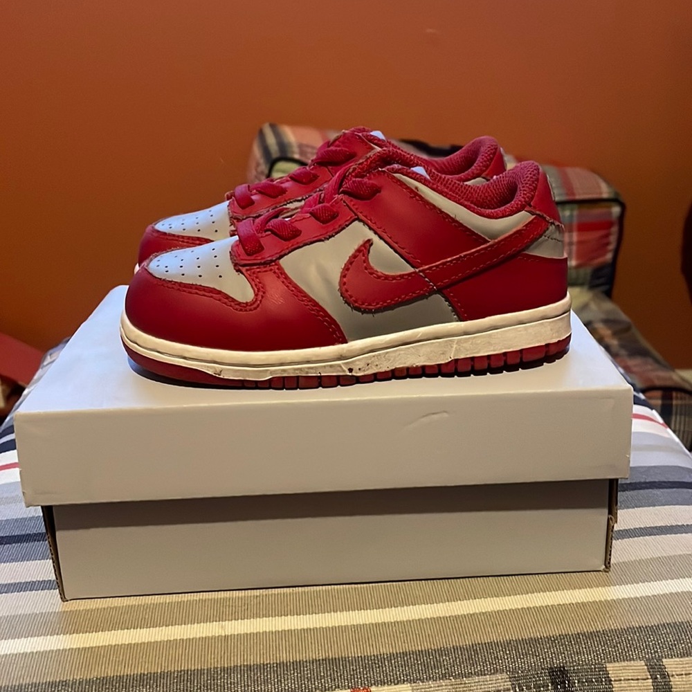 Nike Dunk Low red/gray